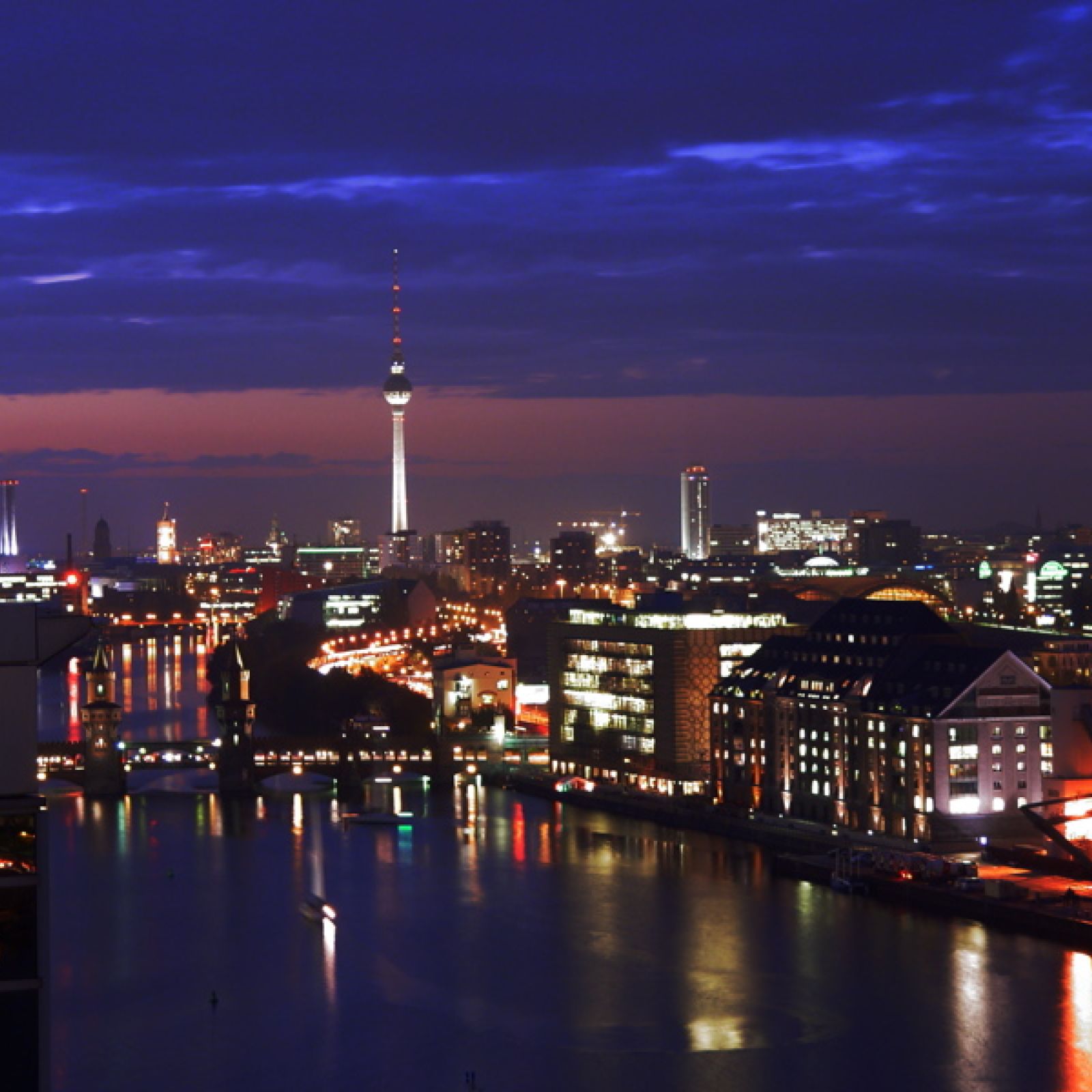 Berlin at night