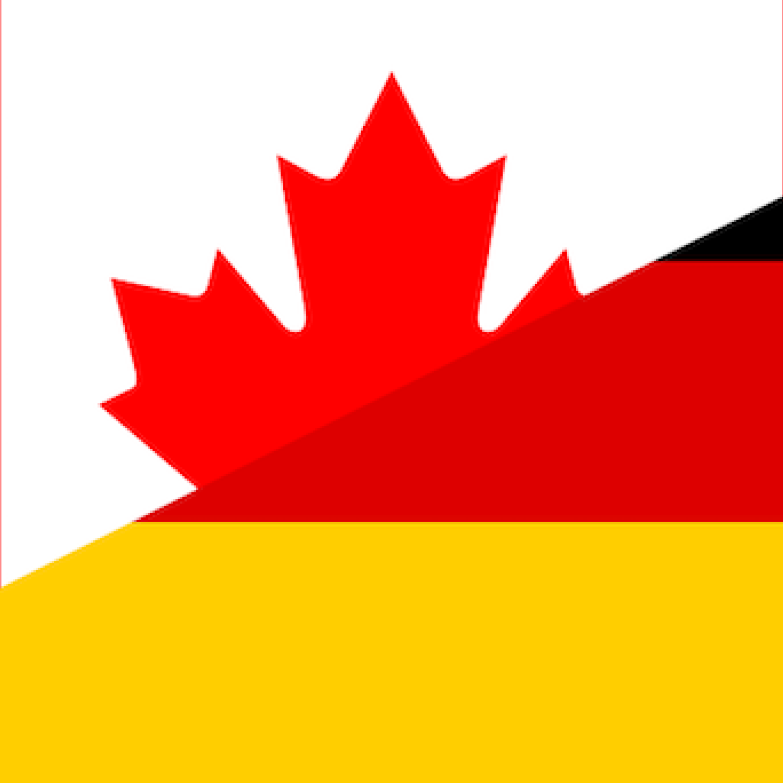 Canada Germany flags