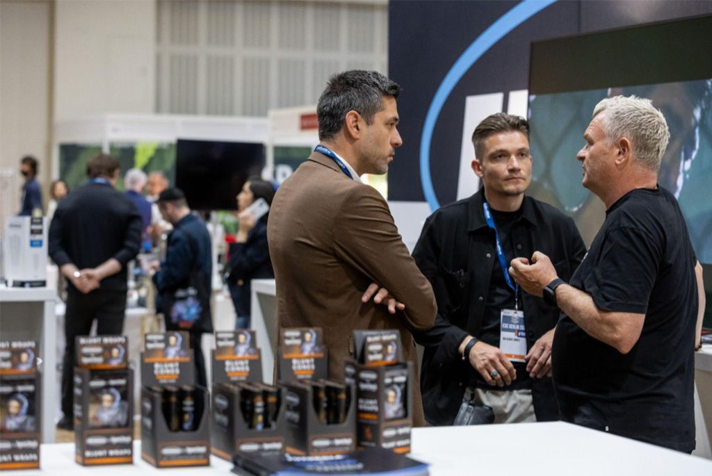 ICBC Exhibitor with customers