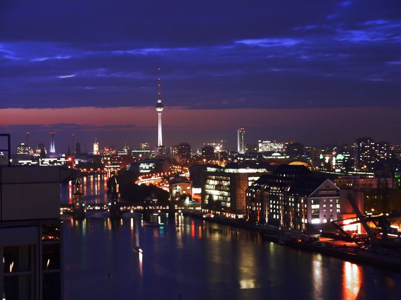 Berlin at night