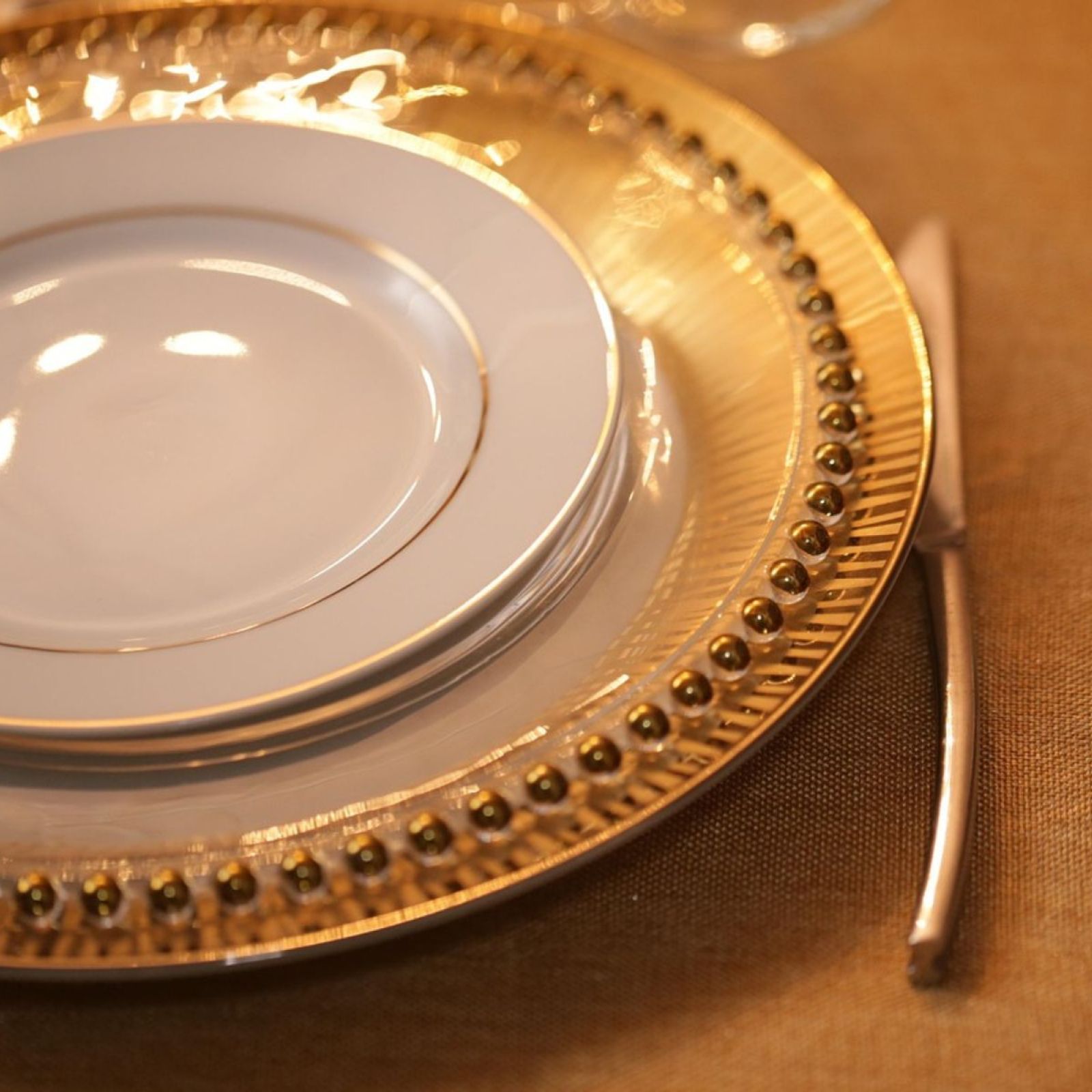 table setting plates