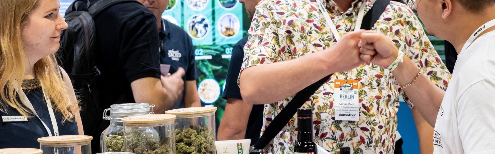international cannabis business conference berlin 2022 expo floor