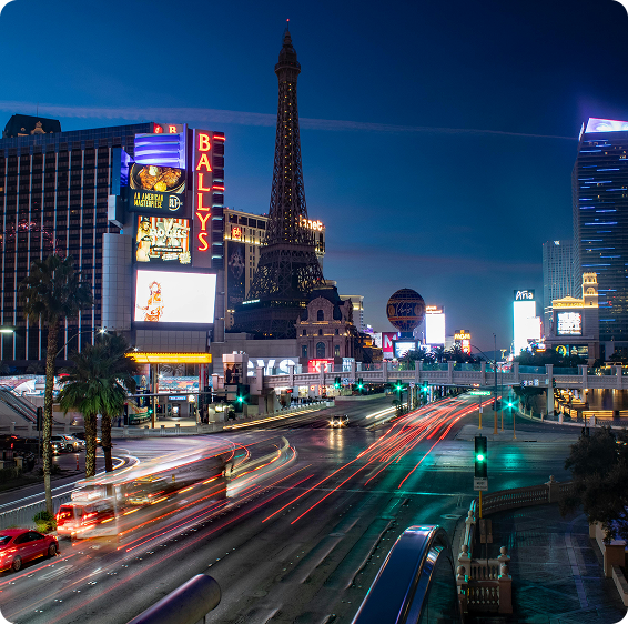 Las Vegas Nighttime skyline