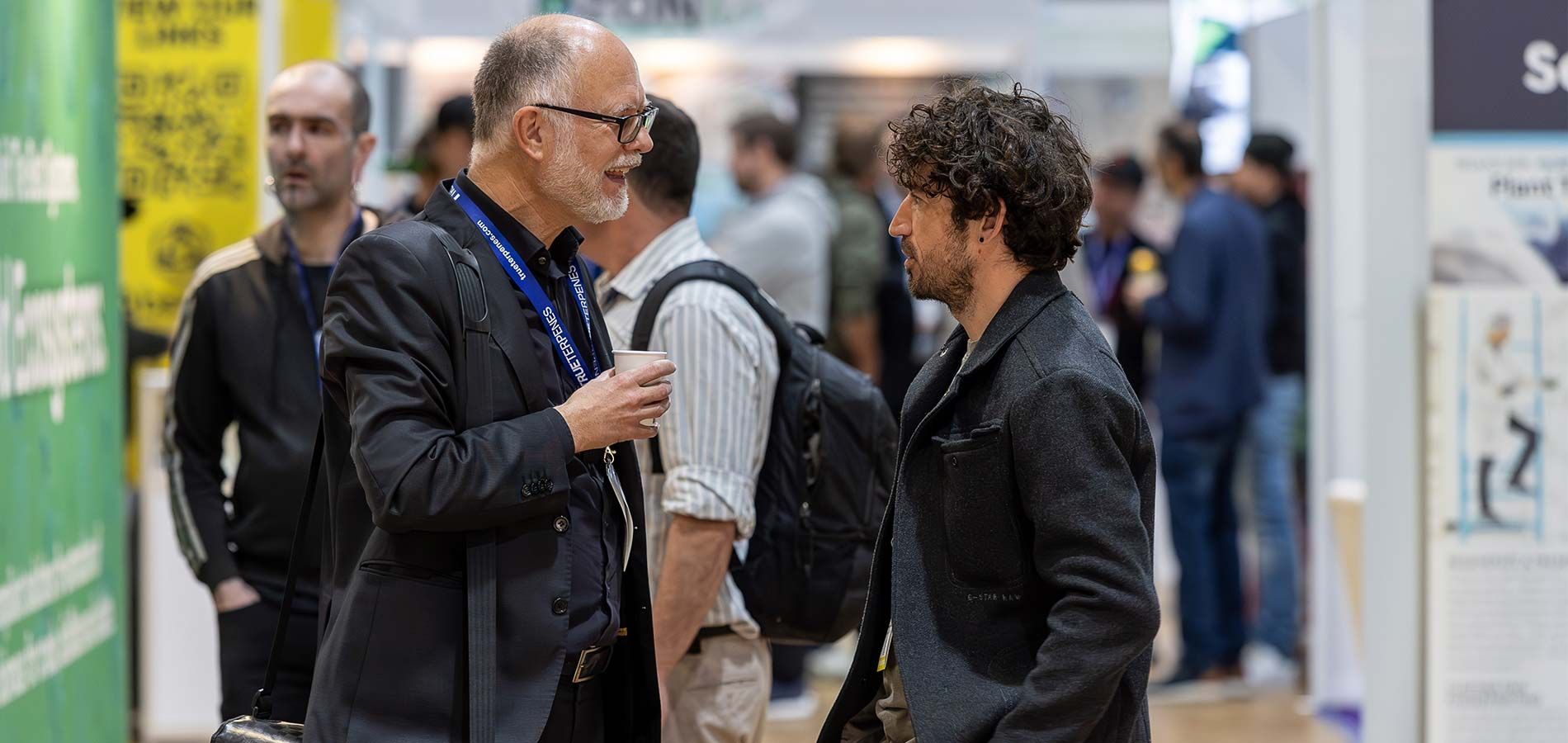 Networking in Exhibit hall