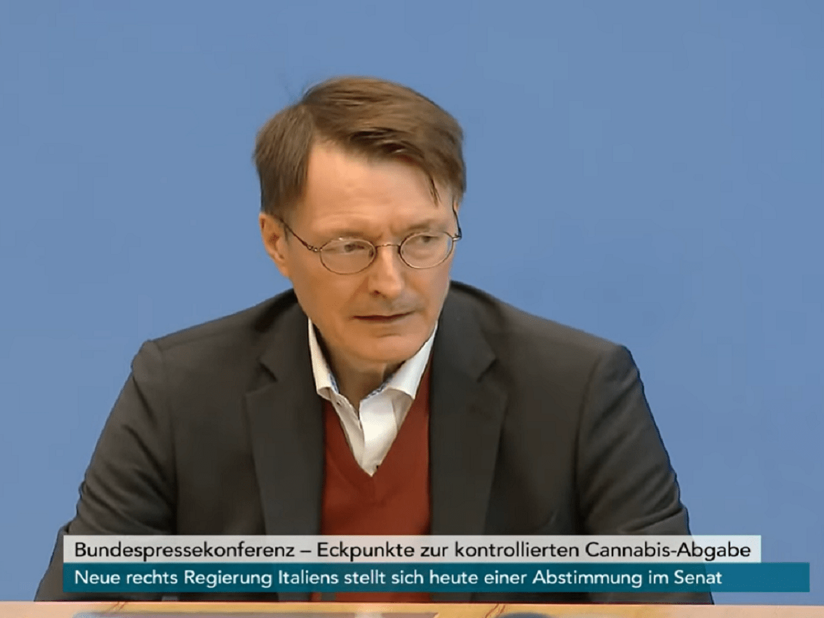 Germany Health Minister Karl Lauterbach