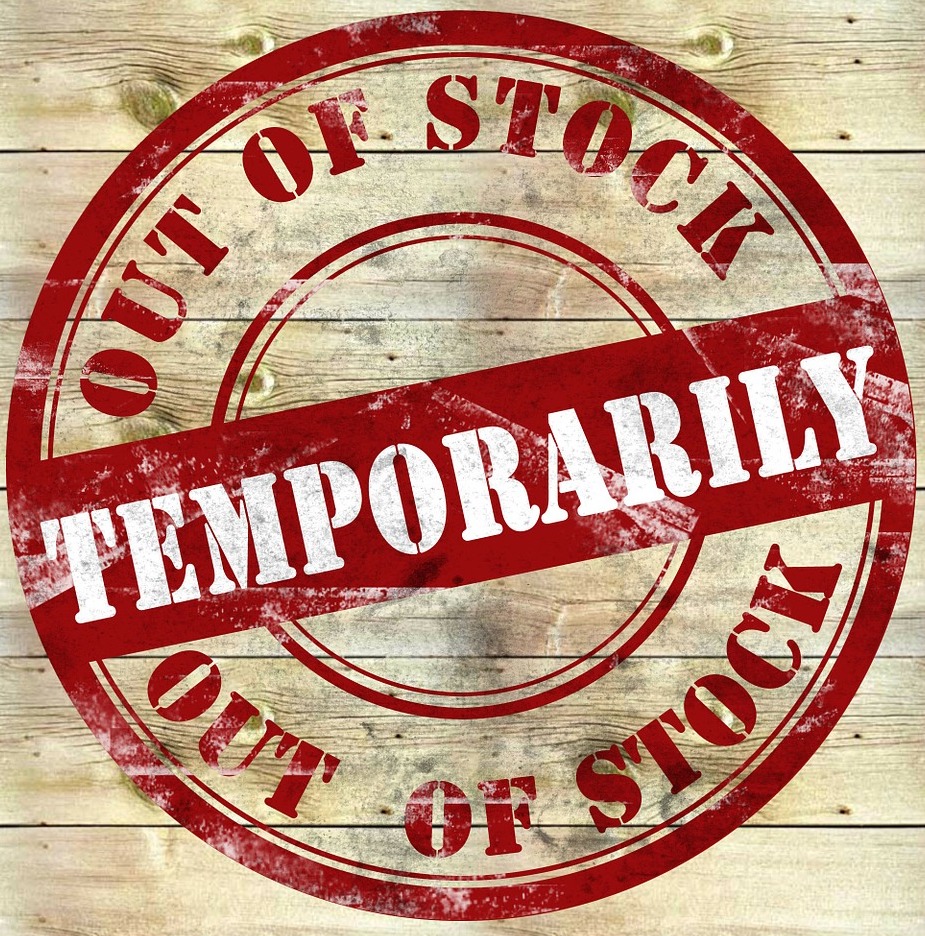 Out of Stock Sign