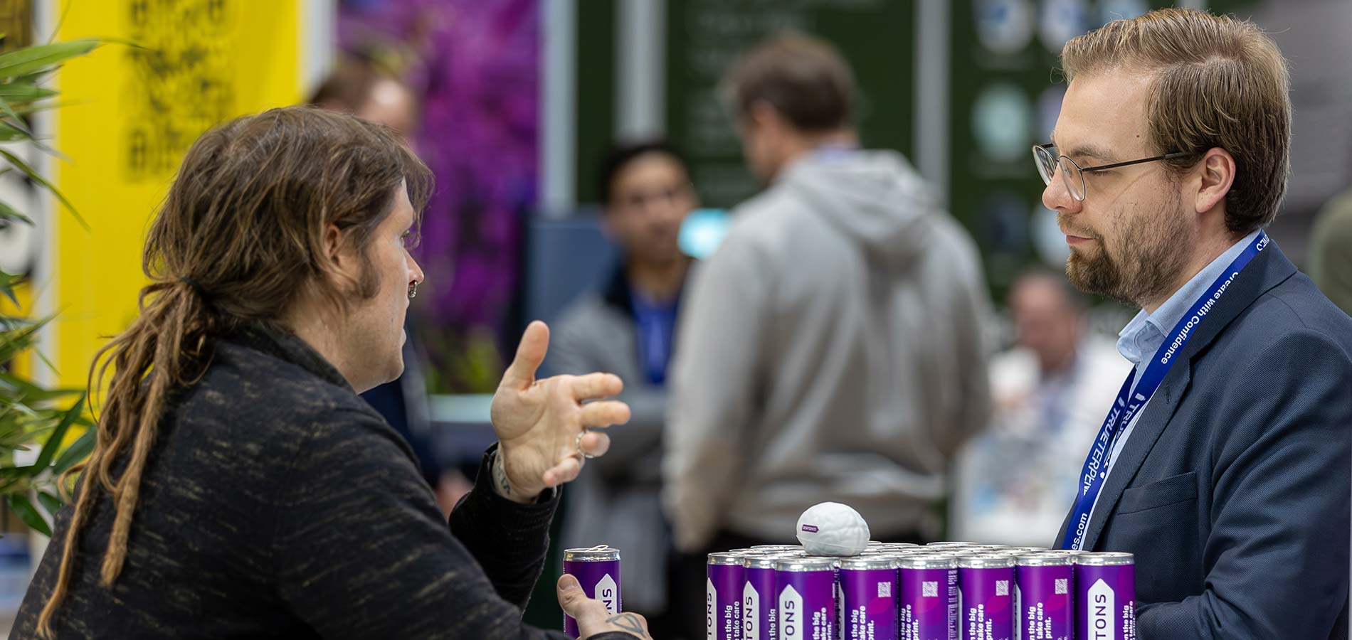 Canna Products in Exhibit hall