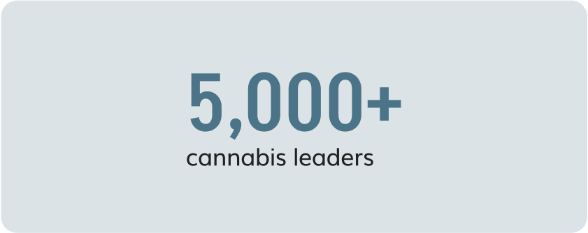 5,000+ cannabis leaders