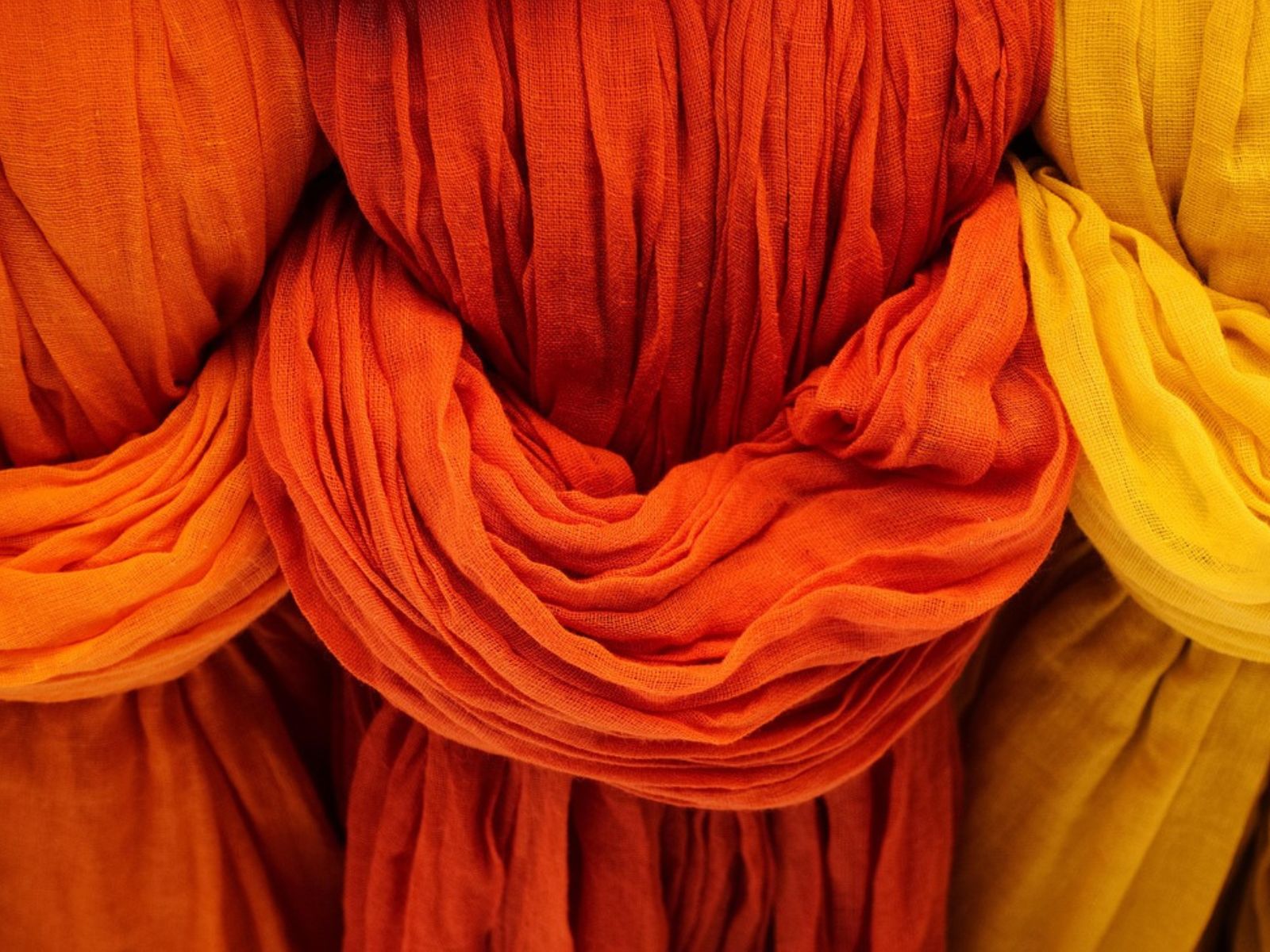 dyed fabric