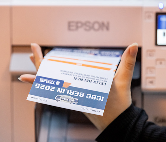 Ticket being printed