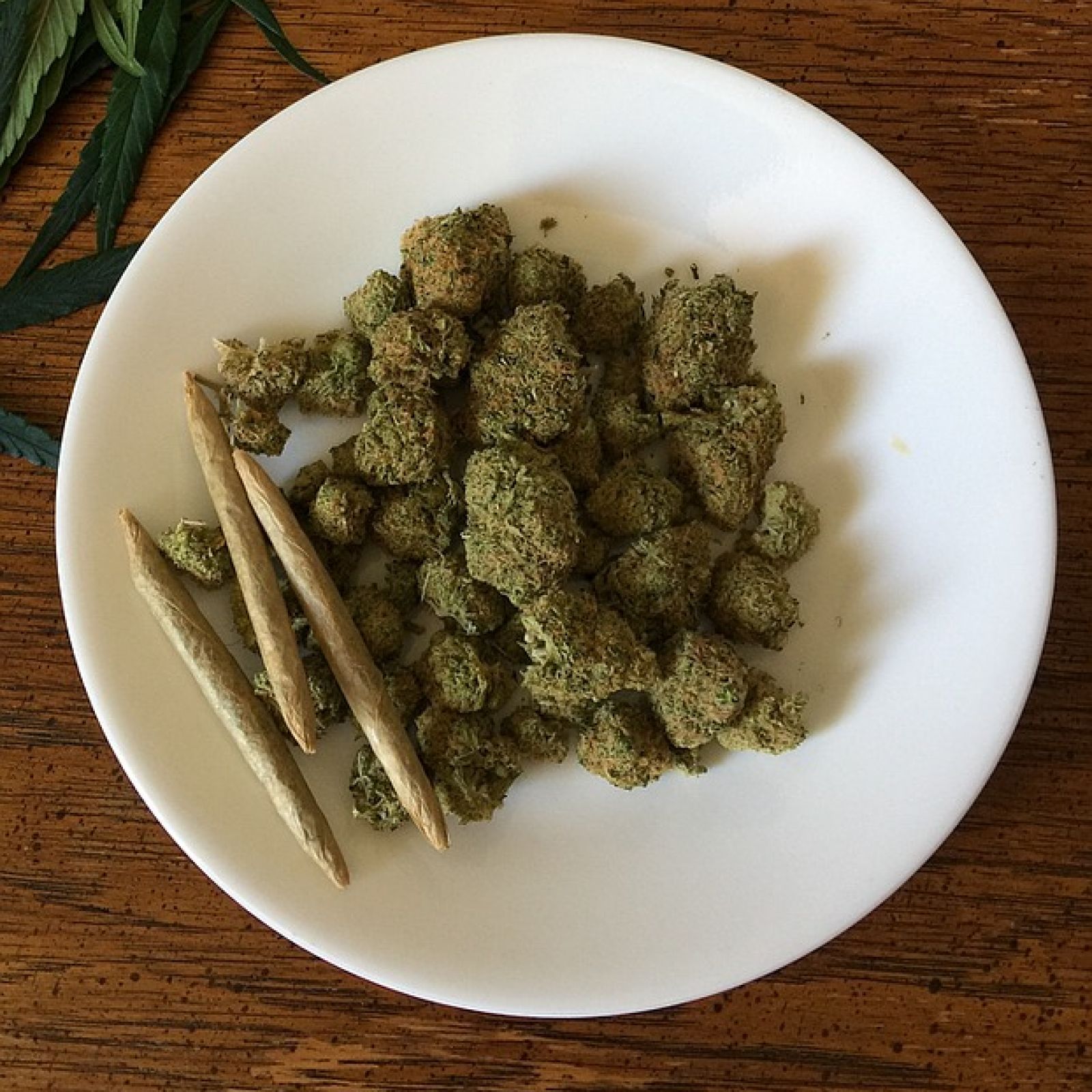 marijuana buds and joints