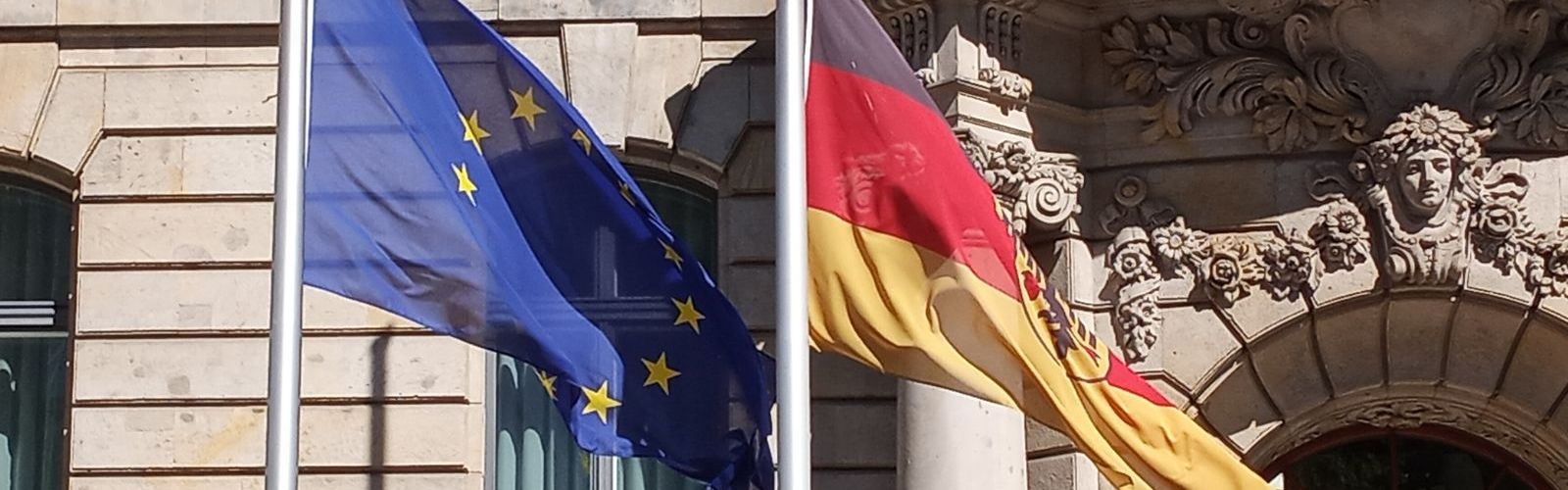 european union flag german germany flag