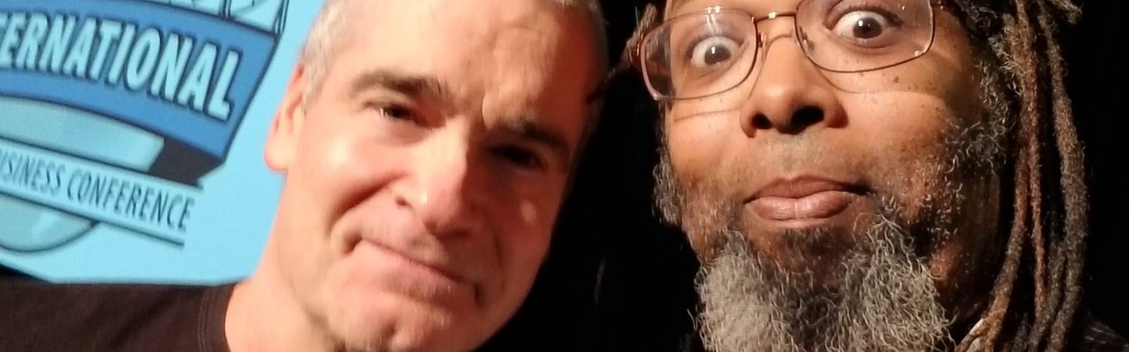 Ngaio Bealum and Henry Rolins