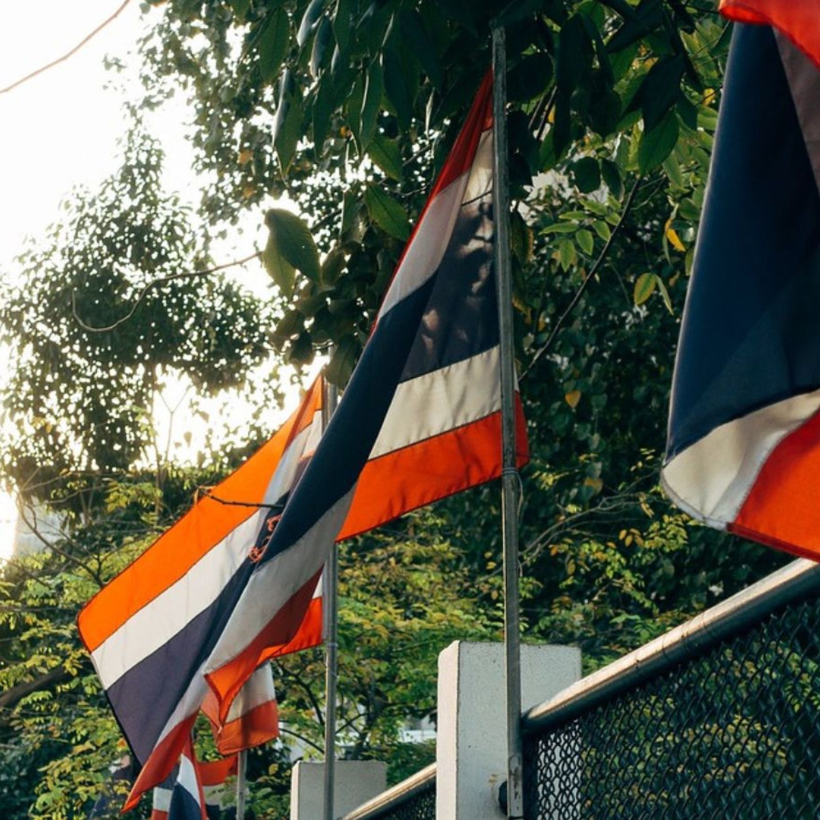 Thailand flags