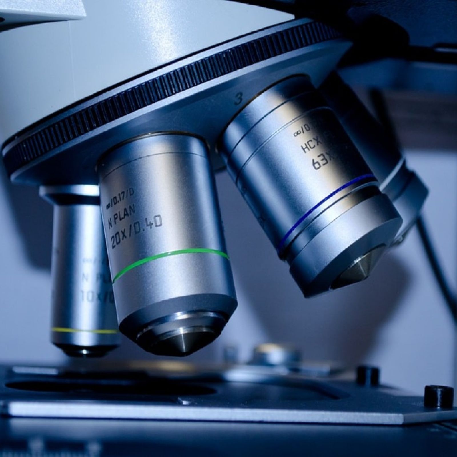 research lab microscope