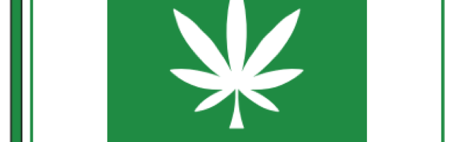 Estonian cannabis leaf flag