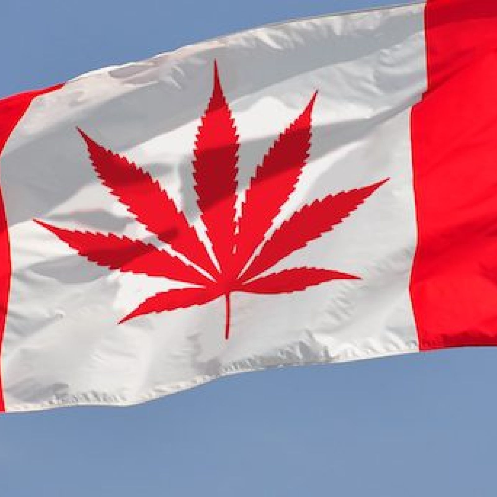 Canadian cannabis flag