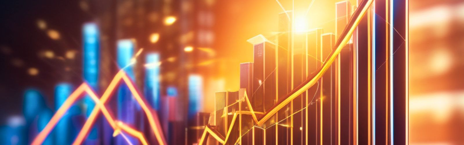 upward growth chart graph