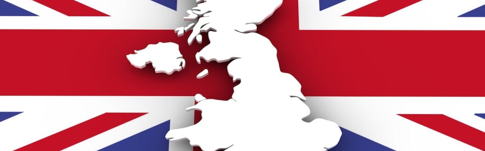 UK flag England outline