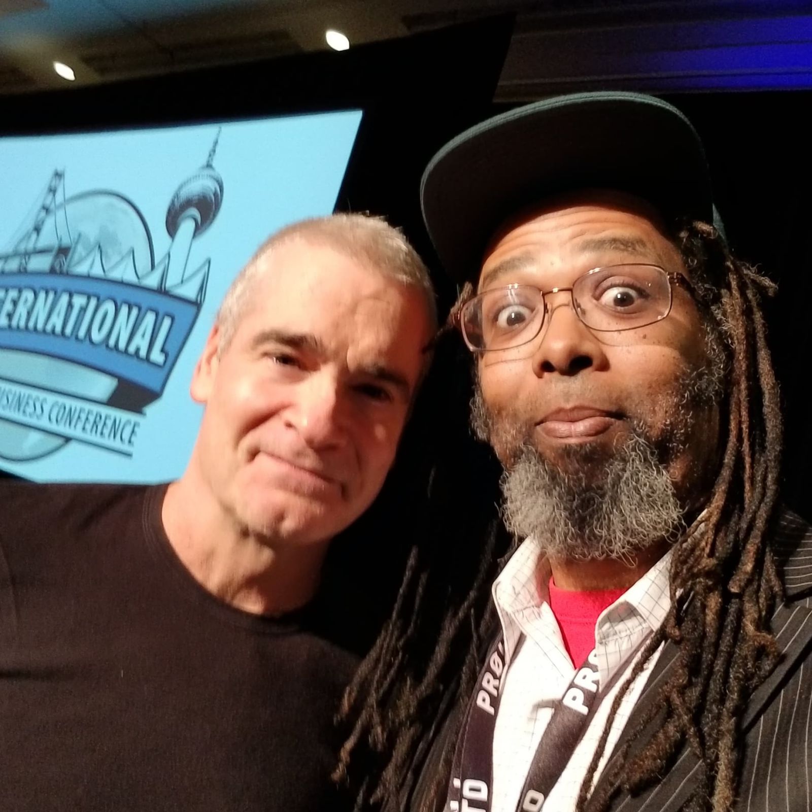 Ngaio Bealum and Henry Rolins