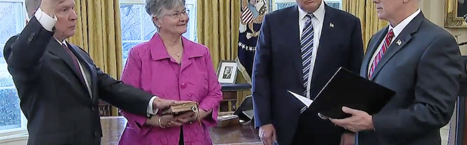 Jeff Sessions swearing in