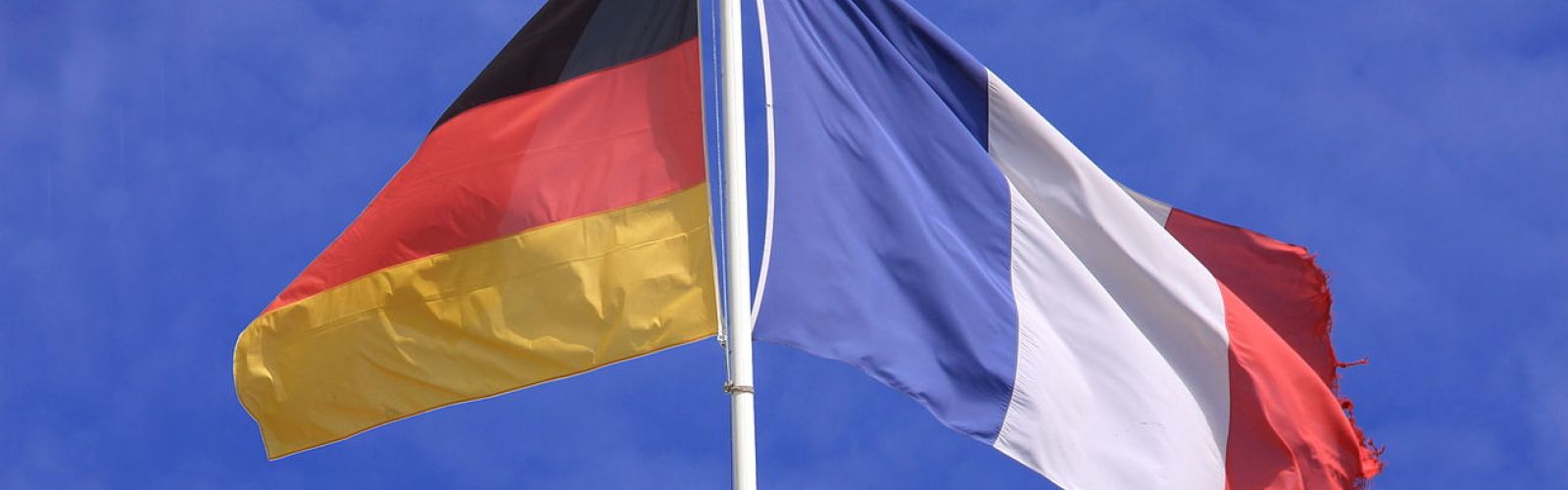 Flags of Germany and France