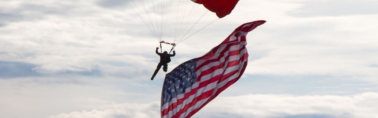 Canada American flags