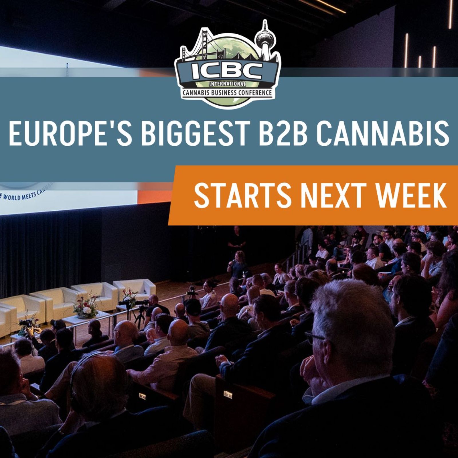 International Cannabis Business Conference Berlin 2023 Crowd