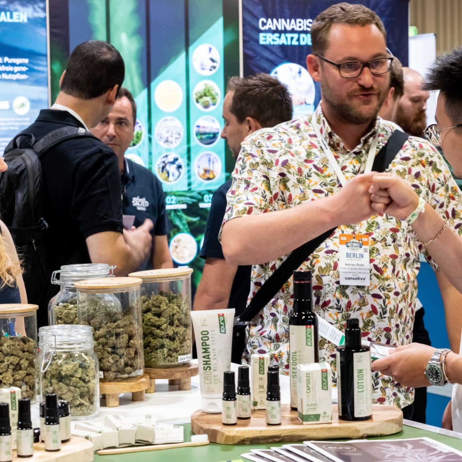 international cannabis business conference berlin 2022 expo floor