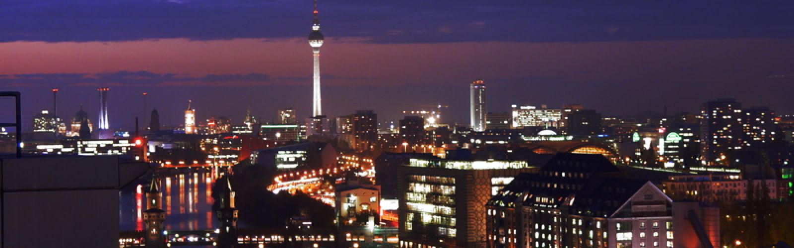 Berlin at night
