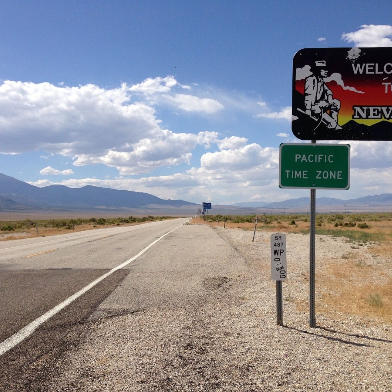 welcome to nevada sign