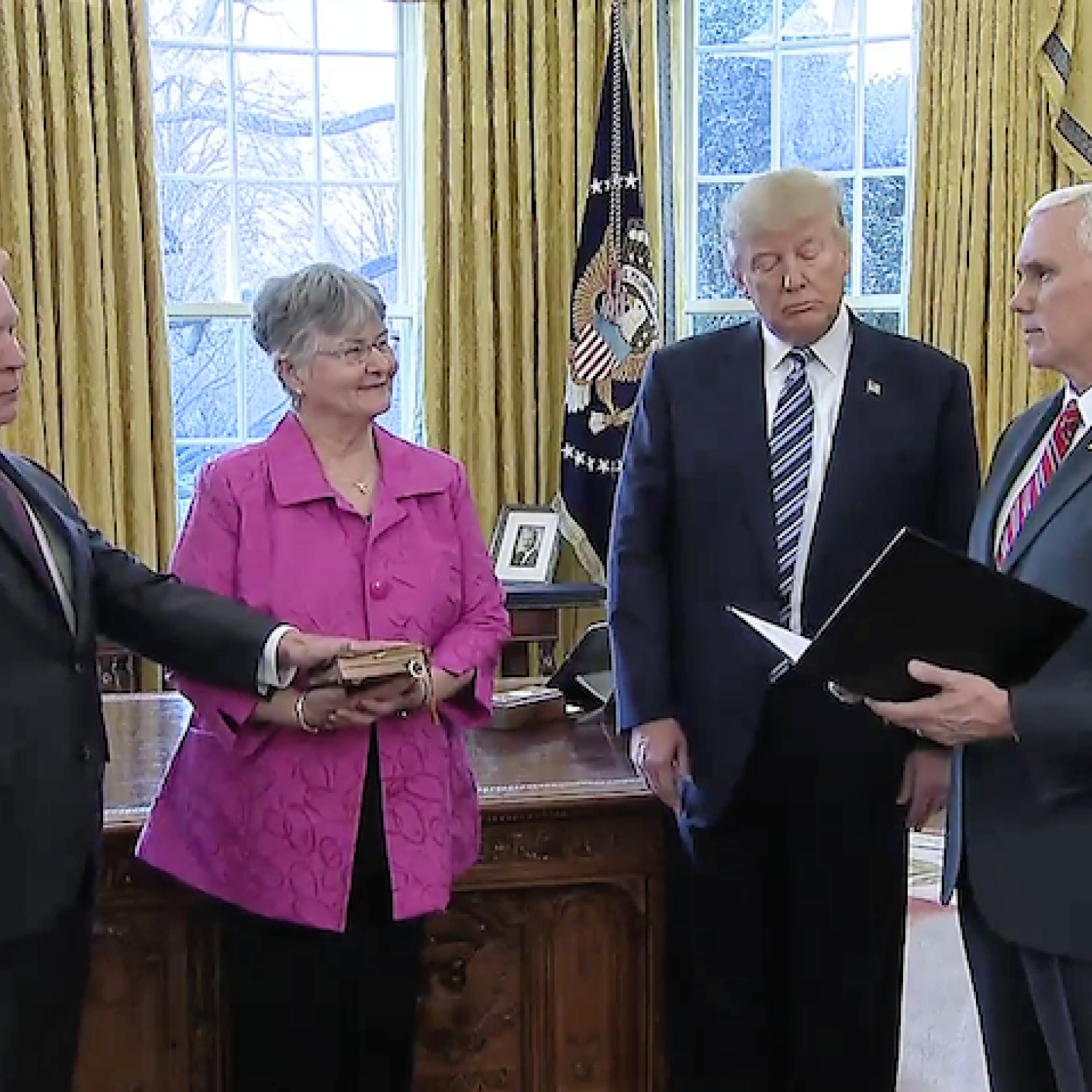 Jeff Sessions swearing in